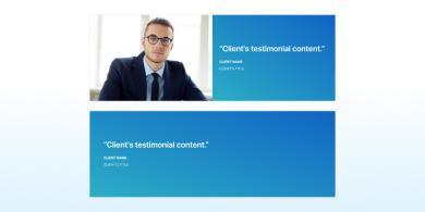 an image of testimonial component